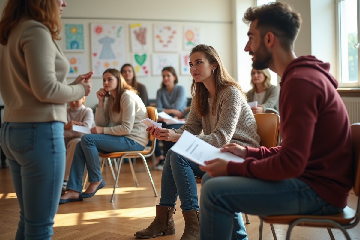 Groupe de parents lors d