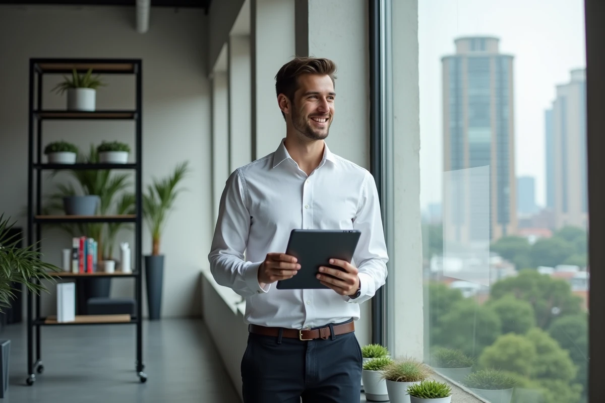 Entrepreneur tech consultant sa feuille de route sur la plateforme POP STARTUP depuis un incubateur de startup
